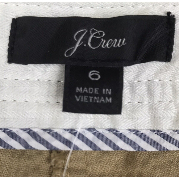 NWT J Crew High Rise Corduroy Pants Straight Leg Trousers Camel Tan Pockets Sz 6 - Picture 6 of 9